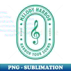 melody harbor - artistic sublimation digital file