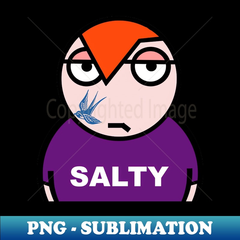 Salty trouble - Vintage Sublimation PNG Download