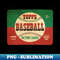 VINTAGE BASEBALL - bubble gum - Digital Sublimation Download File