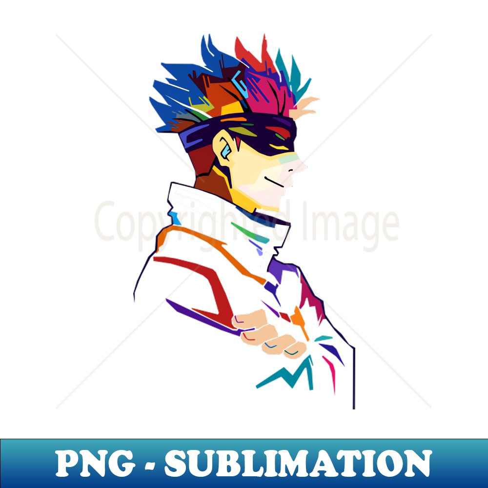 Satoru Gojo Pop art - Modern Sublimation PNG File