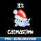 Catmastime, Cat In A Santa Hat - PNG Transparent Sublimation File