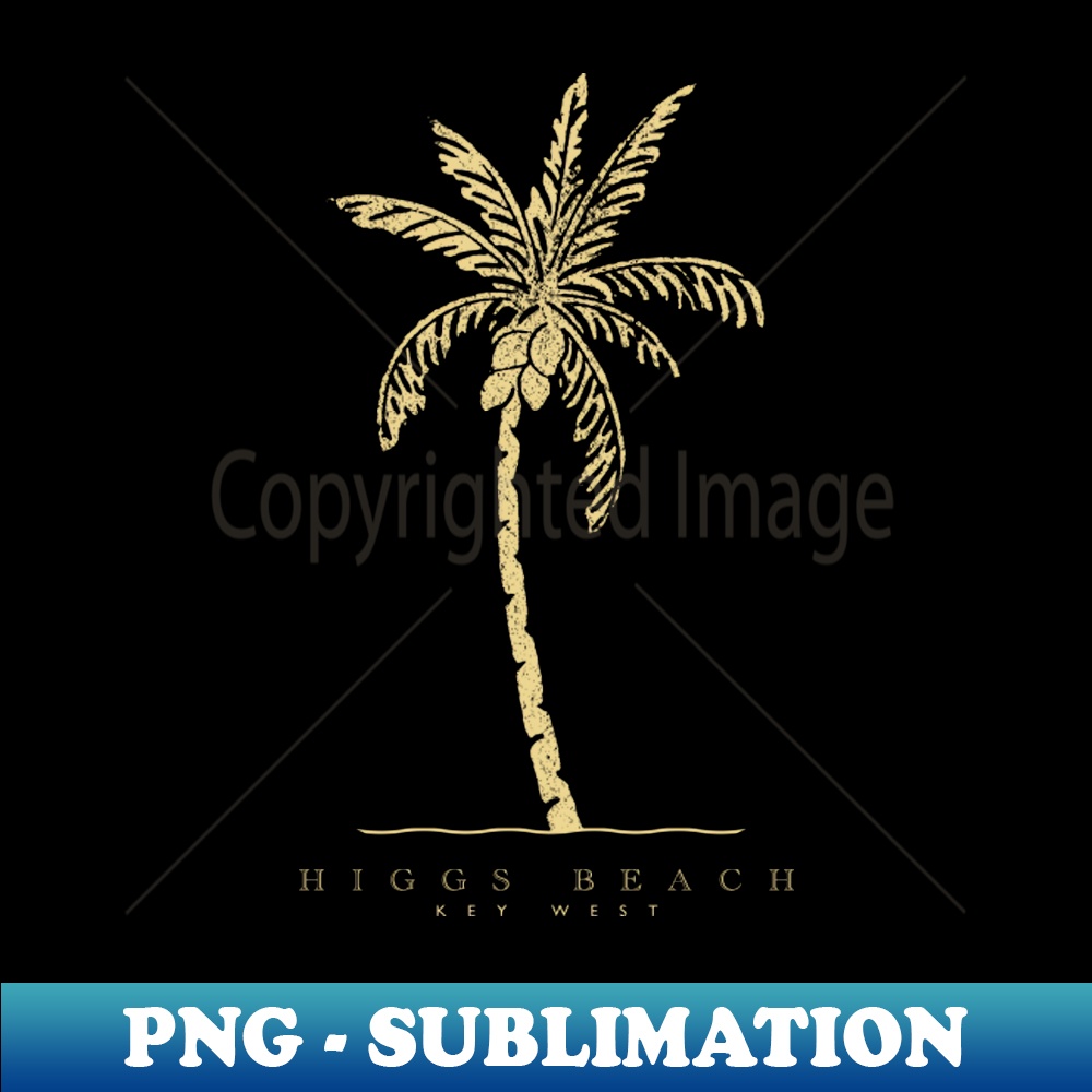 Higgs Beach, Key West Classic Beachwear - Unique Sublimation PNG Download