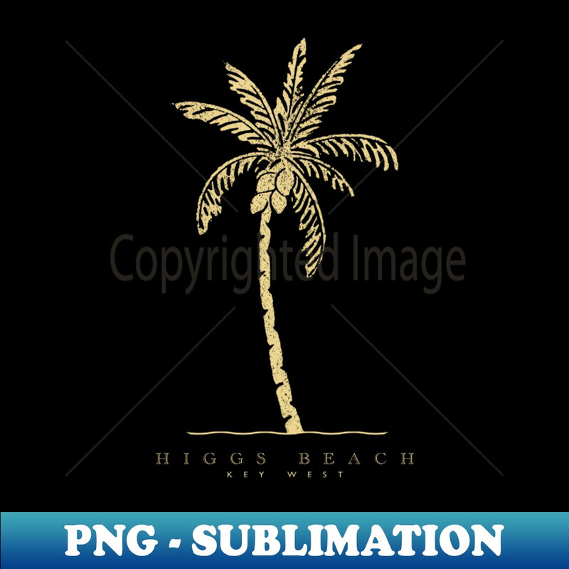 Higgs Beach, Key West Classic Beachwear - Unique Sublimation PNG Download