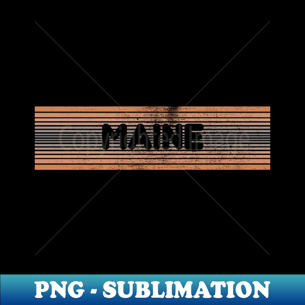 Maine State Pride - Artistic Sublimation Digital File