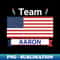 Team Aaron USA American Flag Stars Strip - Artistic Sublimation Digital File
