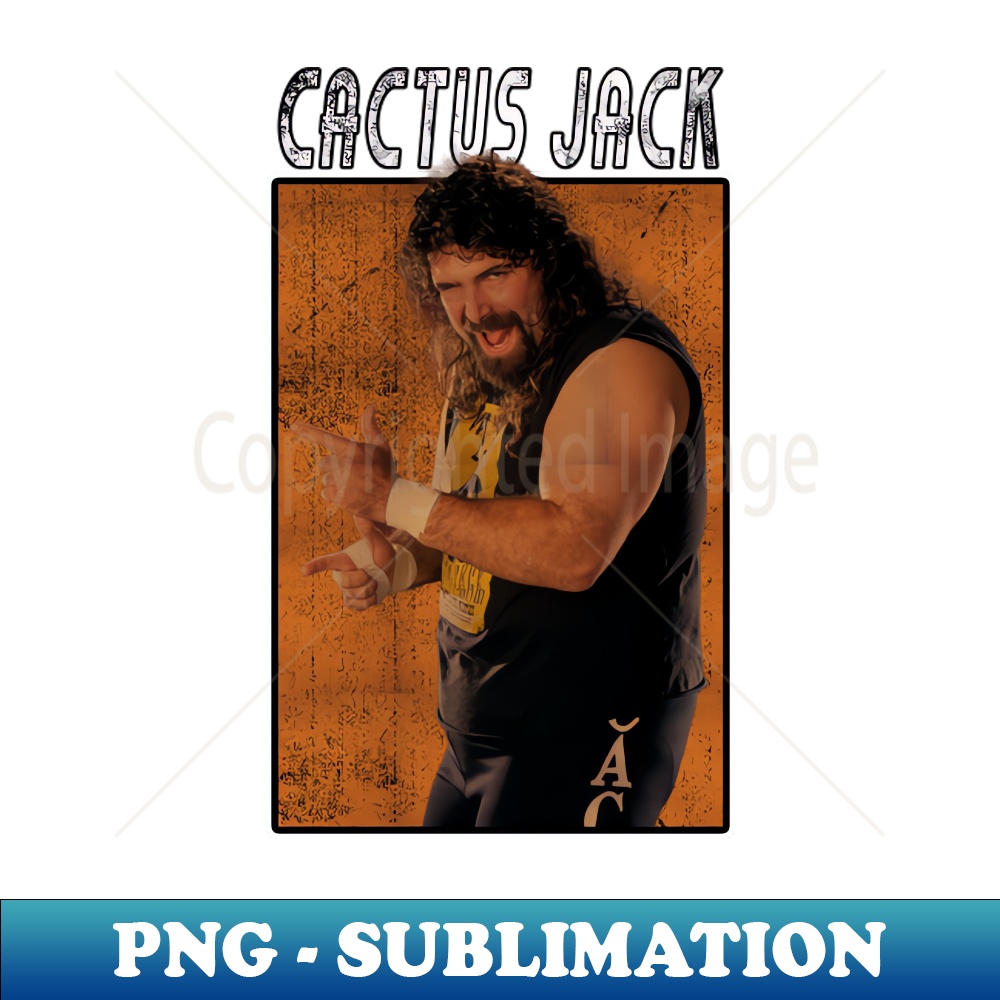 Vintage Wwe Cactus Jack - Premium PNG Sublimation File