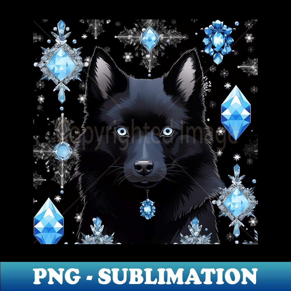 Schipperke pattern - Unique Sublimation PNG Download
