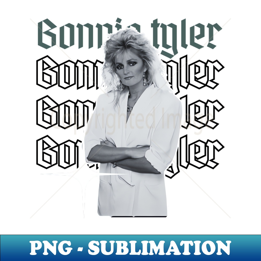 Bonnie tyler x 70s retro fans - Decorative Sublimation PNG File