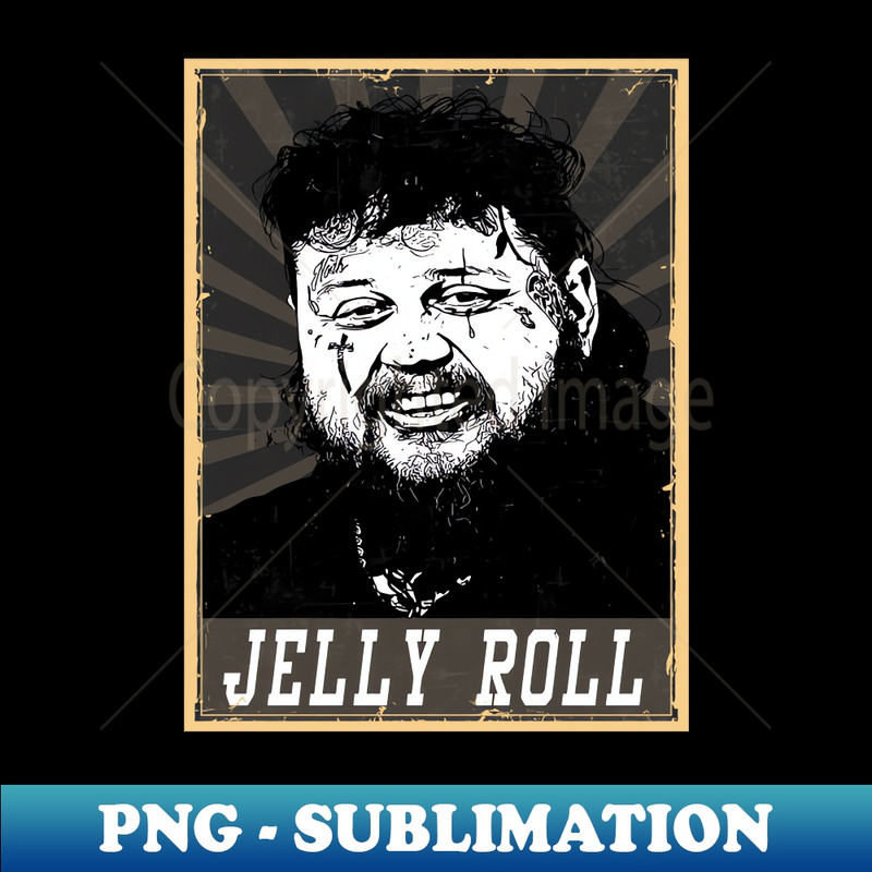 80s Style Jelly Roll - PNG Transparent Sublimation File
