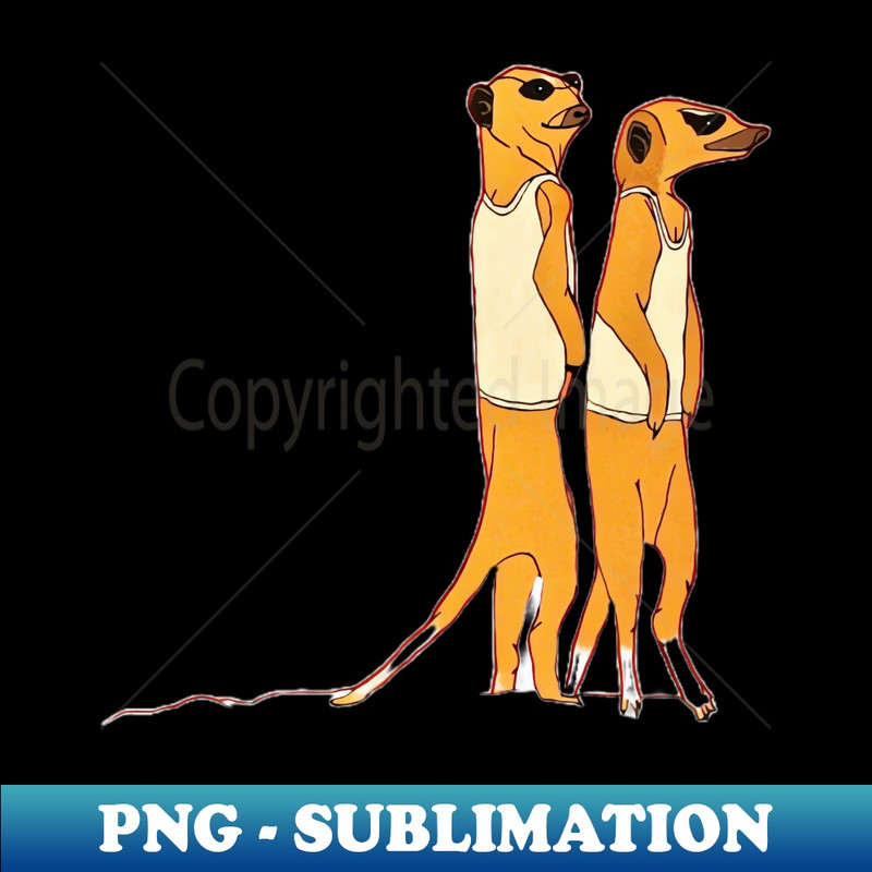 Meerkats - Trendy Sublimation Digital Download