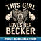 BECKER - PNG Sublimation Digital Download