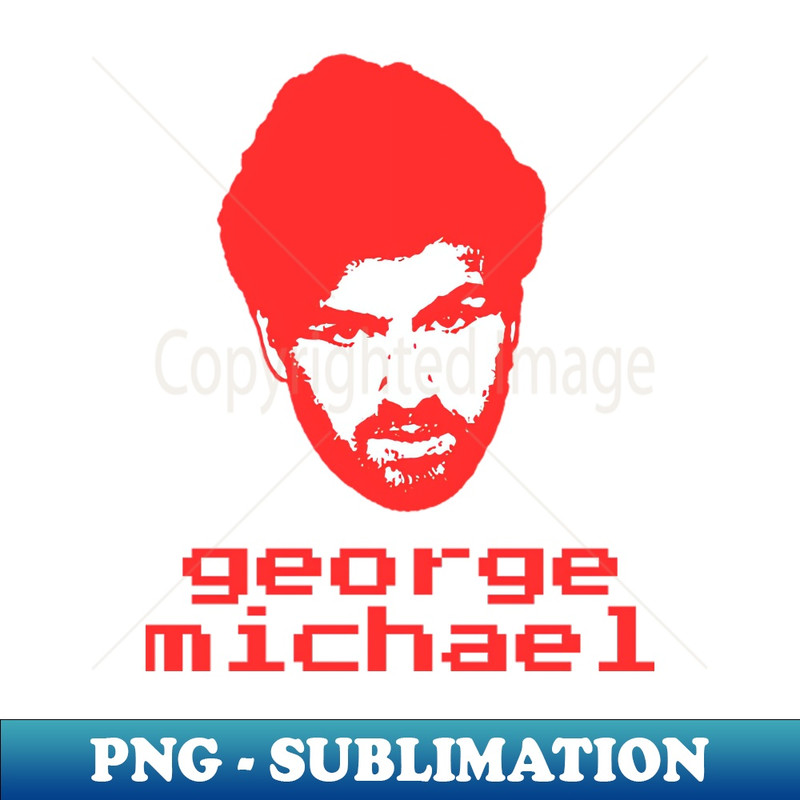 George michael  80s retro - Modern Sublimation PNG File