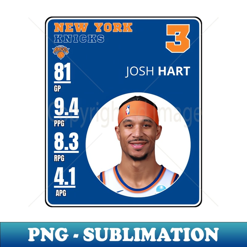 Josh Hart - Vintage Sublimation PNG Download