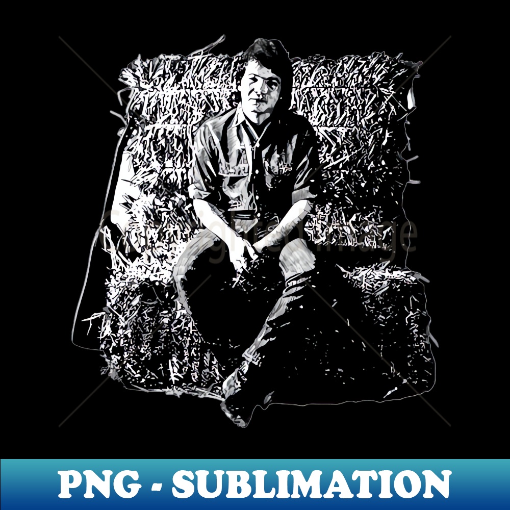 John we prine - Vintage Sublimation PNG Download