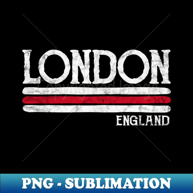 London England British Love - Vintage Sublimation PNG Download