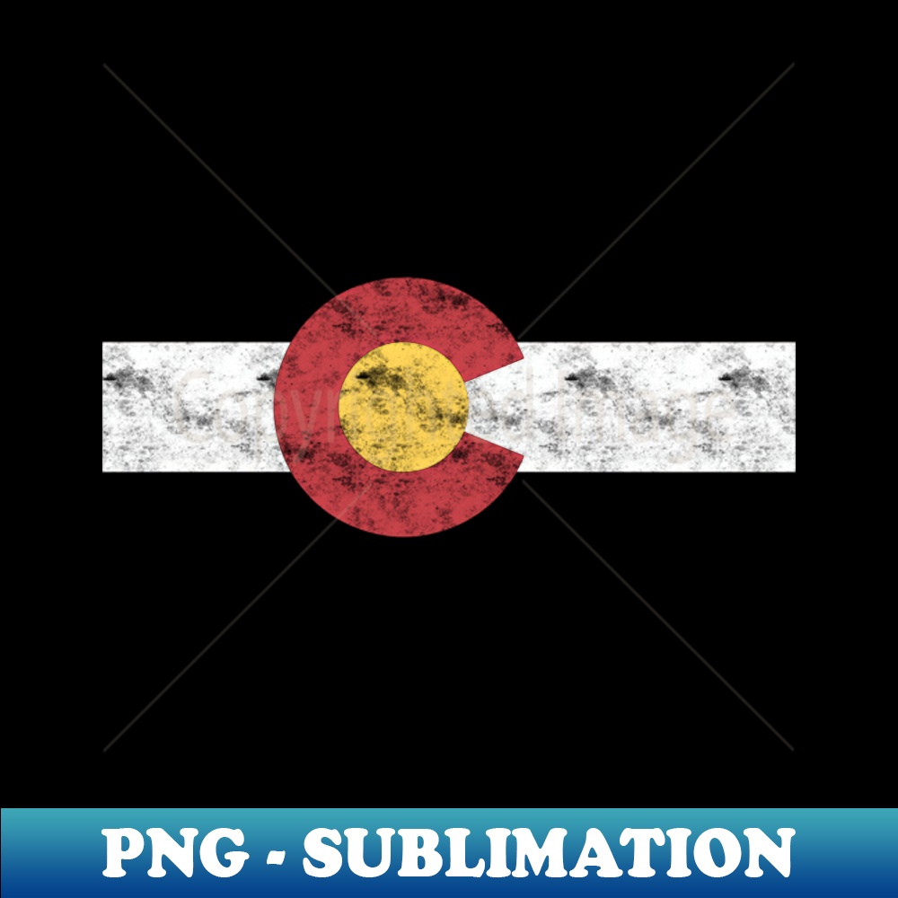 Colorado State Flag Patriotic Day - PNG Sublimation Digital Download
