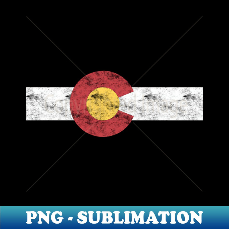Colorado State Flag Patriotic Day - PNG Sublimation Digital Download