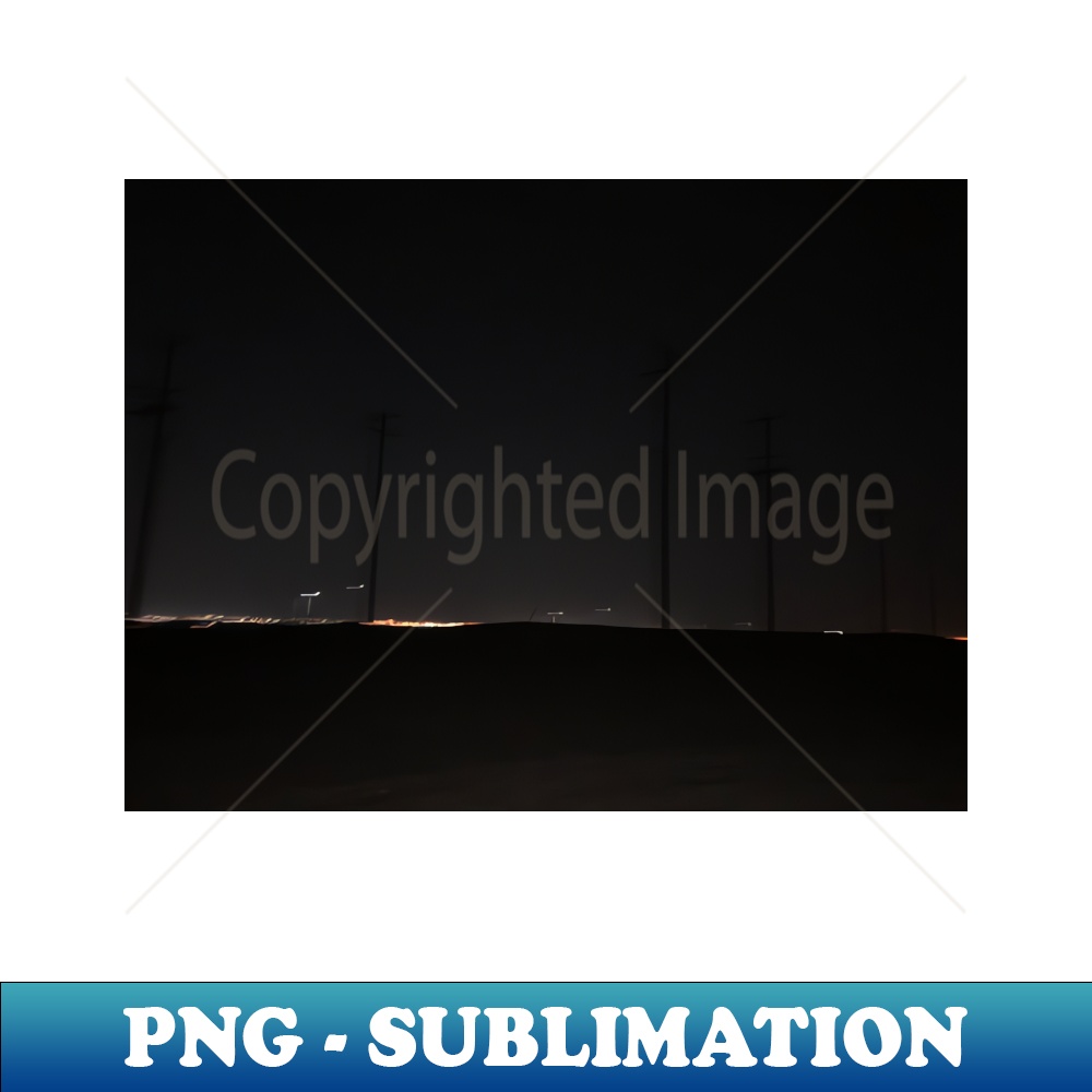 Night time - PNG Transparent Sublimation Design