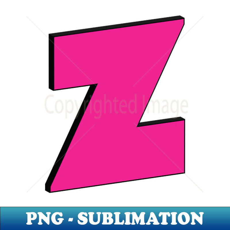 Letter Z - Creative Sublimation PNG Download