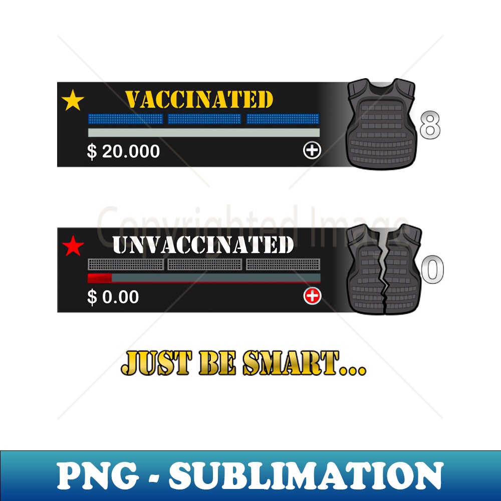VACCINATED - Modern Sublimation PNG File