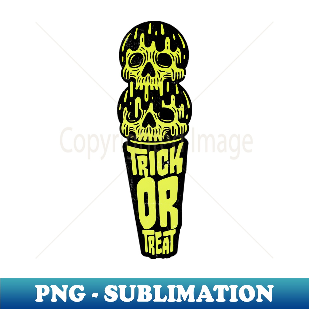 Trick or treat ice cream - Digital Sublimation Download File