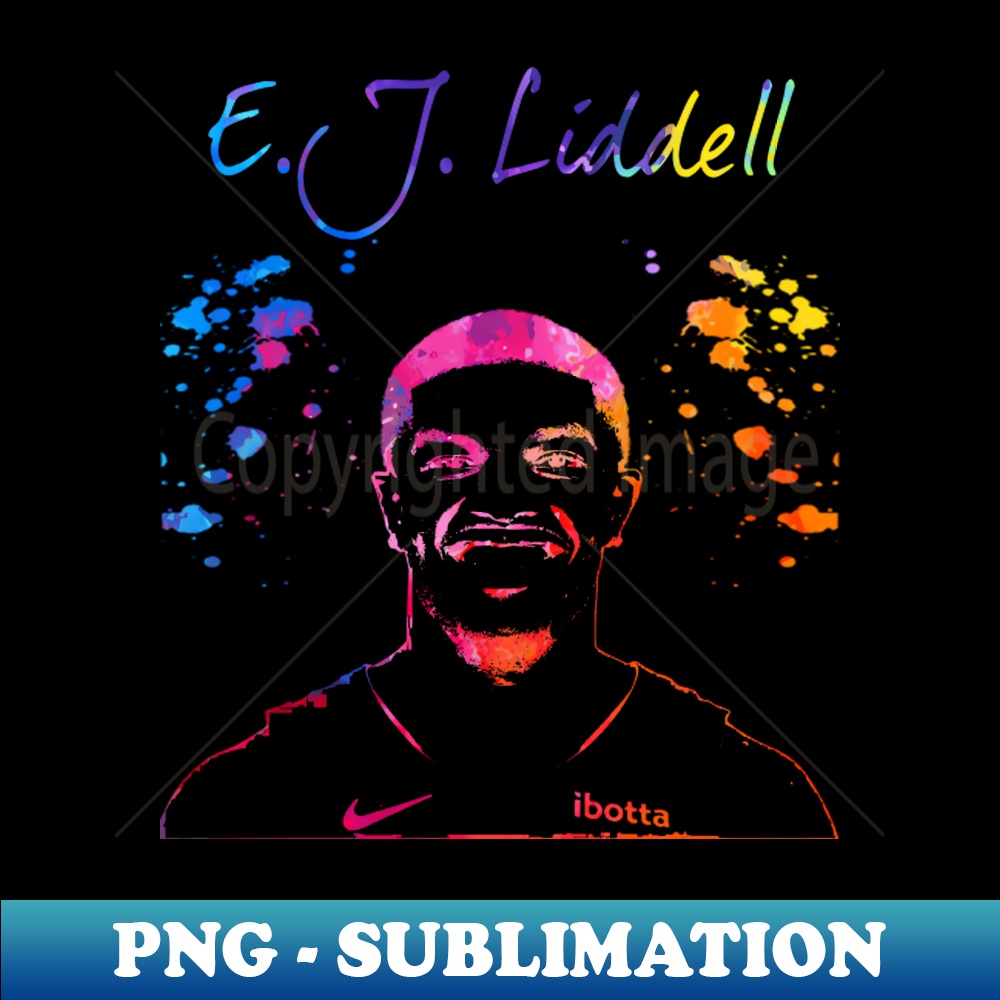 E.J. Liddell - PNG Transparent Sublimation Design