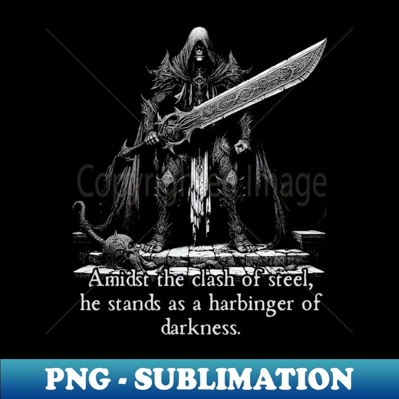 Evil Warrior - Vintage Sublimation PNG Download