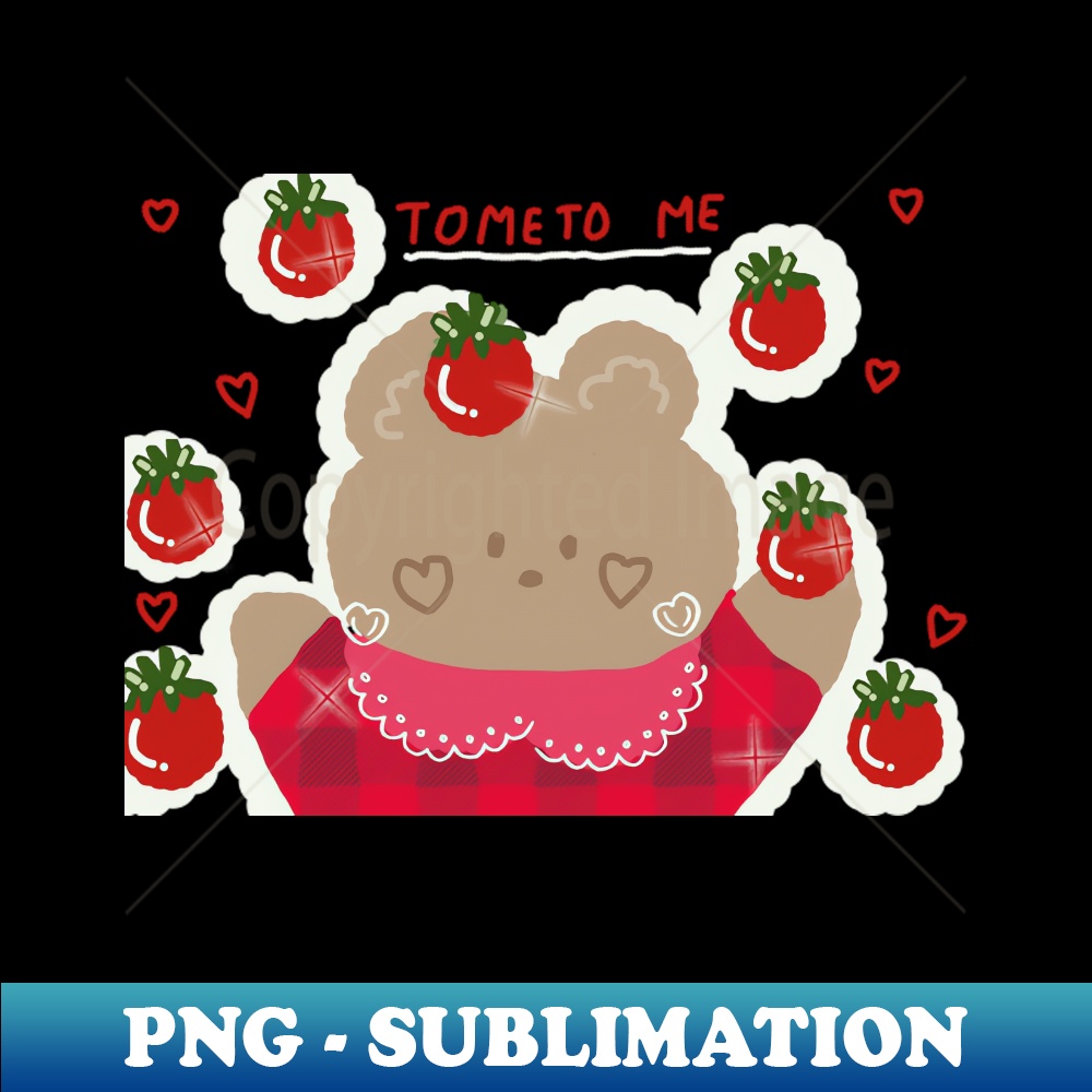 Cute Tomato noodle - Elegant Sublimation PNG Download