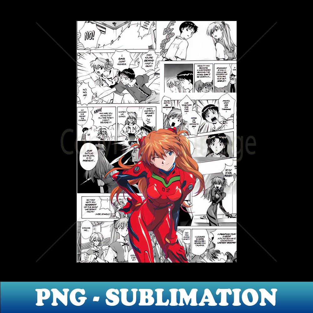 Asuka - Instant PNG Sublimation Download