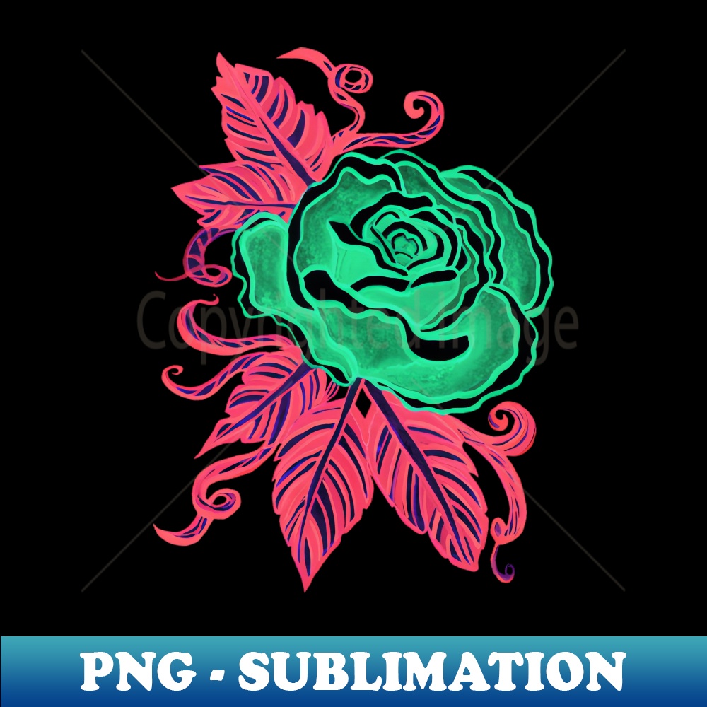 Rose Inverted - Trendy Sublimation Digital Download