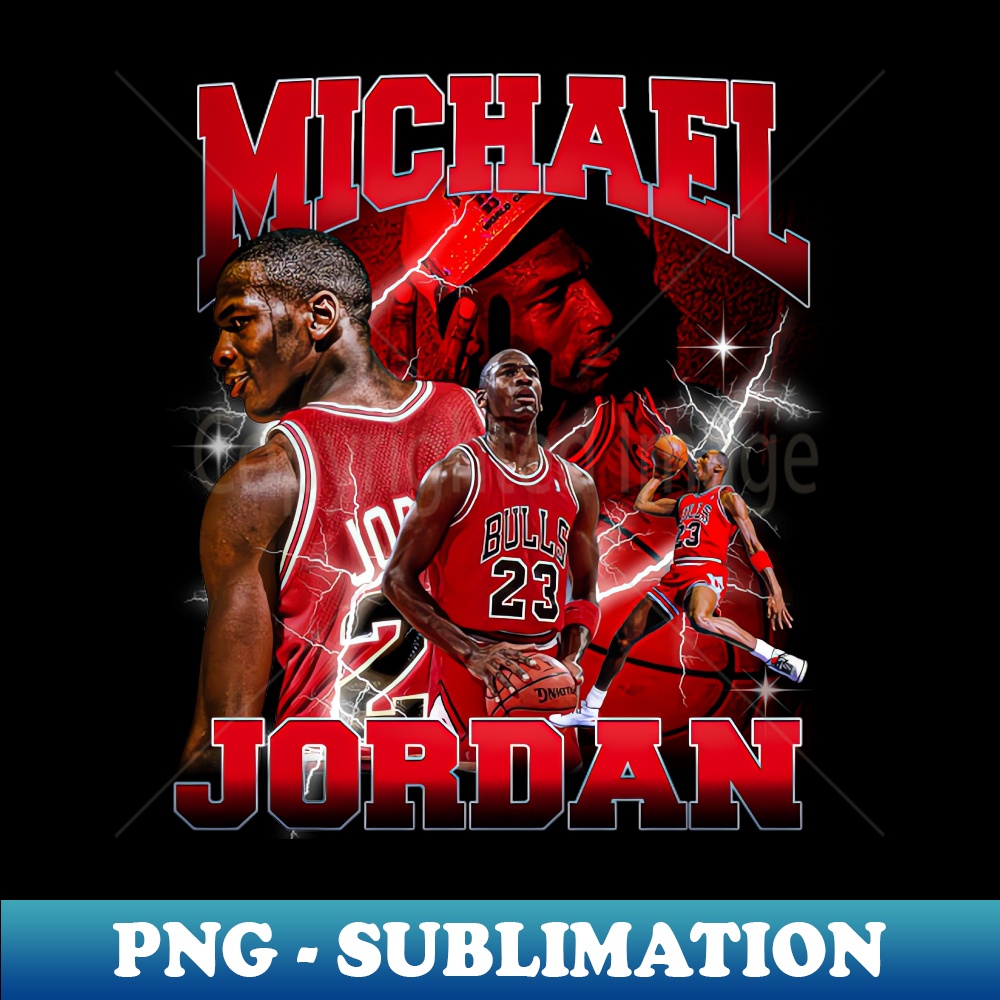 Michael Jordan Bootleg Tee - PNG Transparent Sublimation File