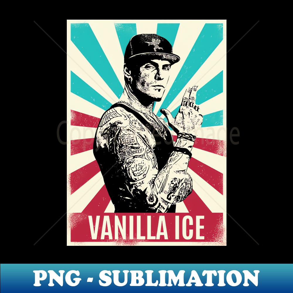 Vintage Retro Vanilla Ice 1 - Creative Sublimation PNG Download