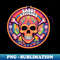 Embroidery hoop psychedelic skull sewing seamstress - Unique Sublimation PNG Download