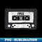 free cassette black and white - Digital Sublimation Download File