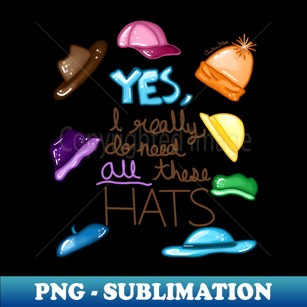 Hats - Exclusive PNG Sublimation Download