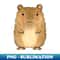 Beaver Think - Vintage Sublimation PNG Download