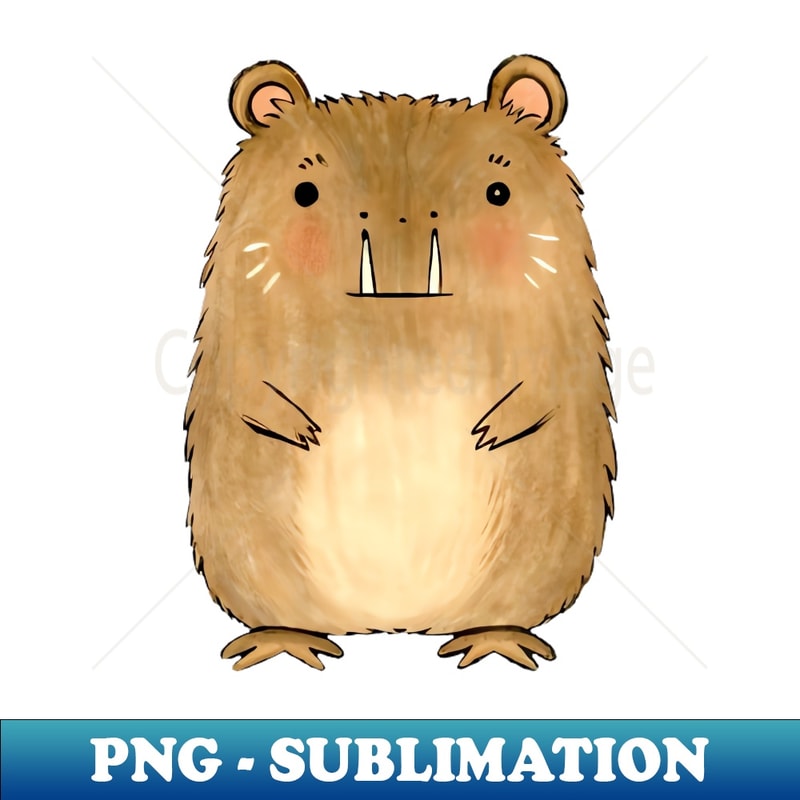 Beaver Think - Vintage Sublimation PNG Download