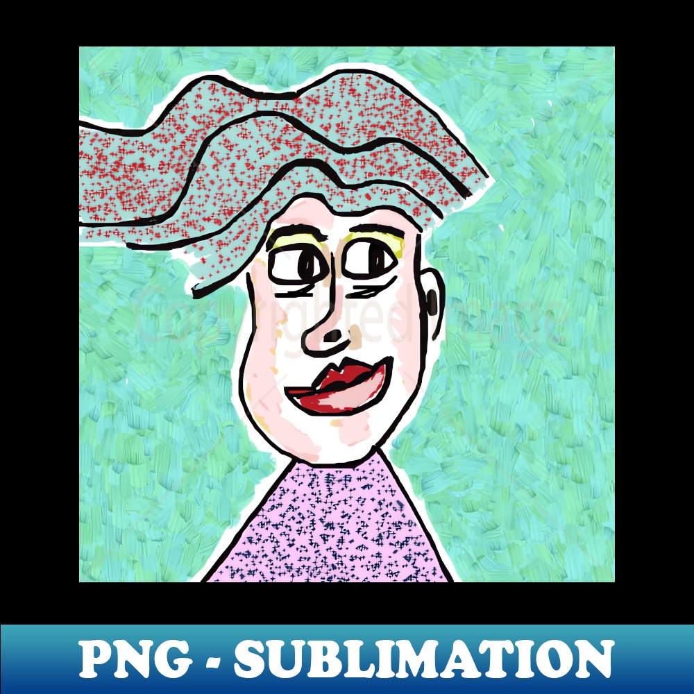 Guy at the barber - Unique Sublimation PNG Download