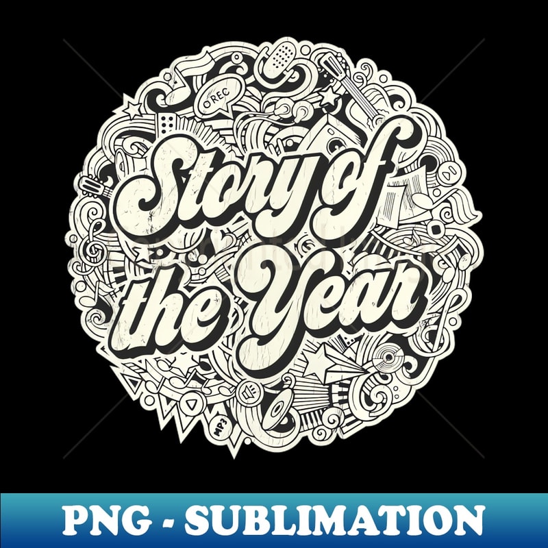 Vintage Circle - Story Of The Year - Vintage Sublimation PNG Download