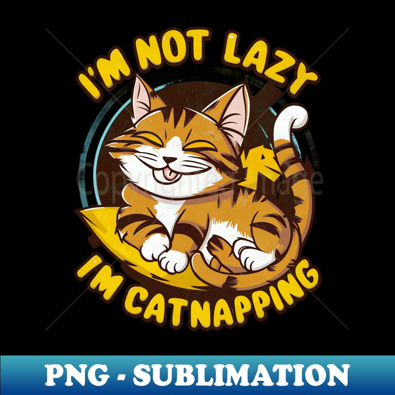 Catnapping - Instant Sublimation Digital Download