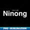 NINONG FILIPINO GODFATHER HOODIE - PNG Transparent Sublimation File