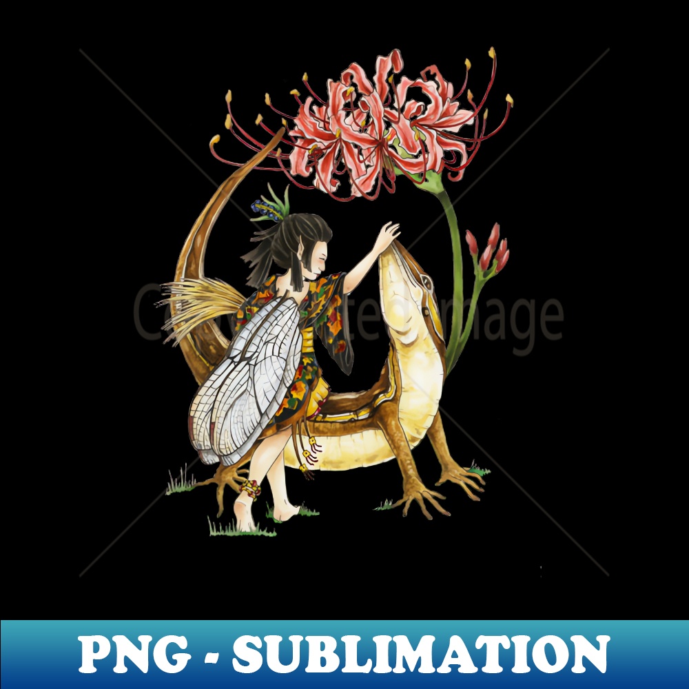 Japanese Faerie Japanese Fairy - Sublimation-Ready PNG File