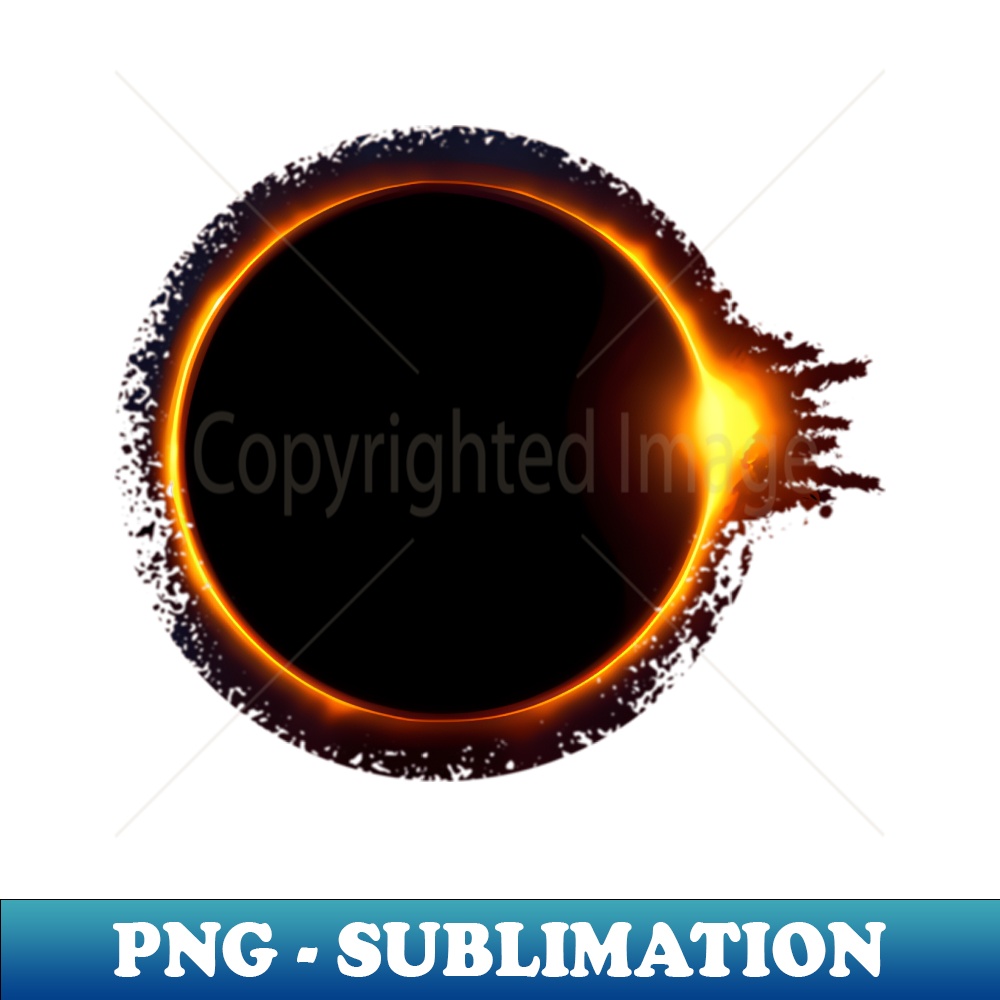 Astronomy Total Solar Eclipse - Modern Sublimation PNG File
