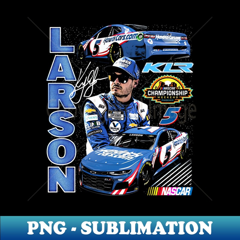 Kyle Larson Vintage - Premium Sublimation Digital Download
