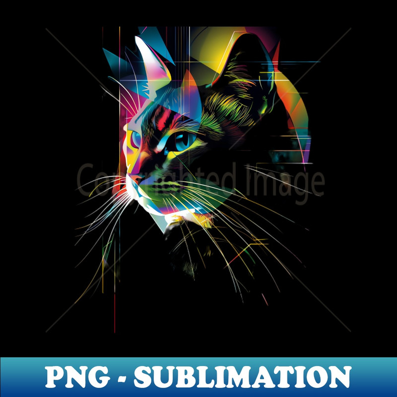 Mid-Century Modern CAT Toys - Stylish Sublimation Digital Download