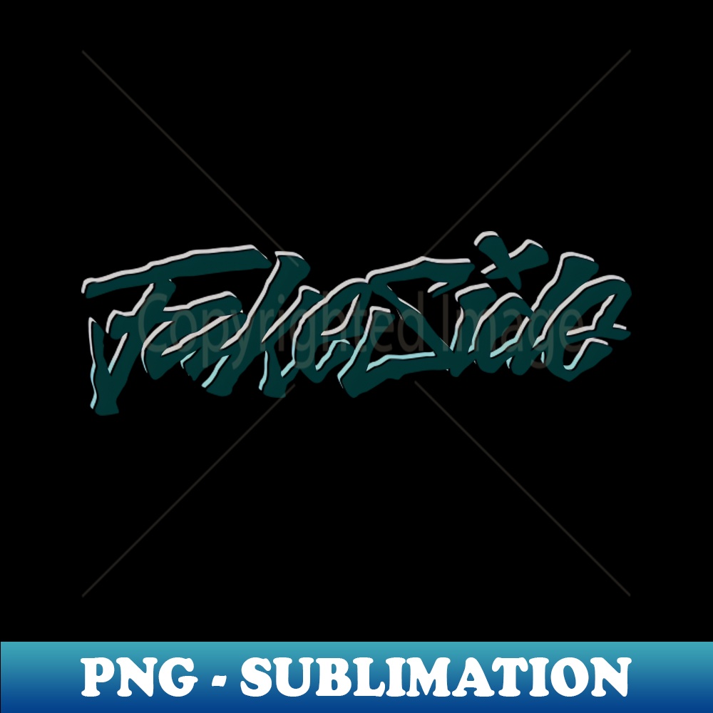 Typography Fakeside - Vintage Sublimation PNG Download