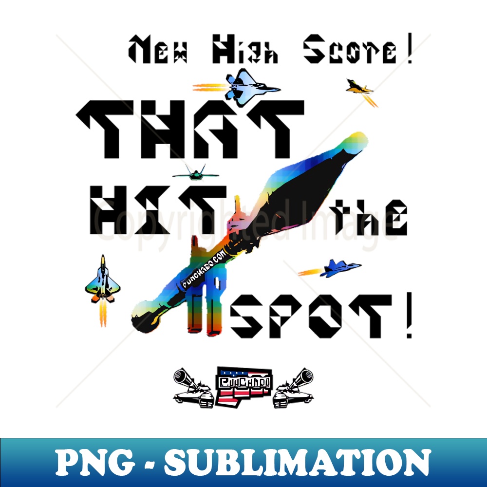 RPG That Hit the Spot, v. Black Text - Trendy Sublimation Digital Download