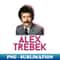 Alex trebek vintage fan art - Vintage Sublimation PNG Download
