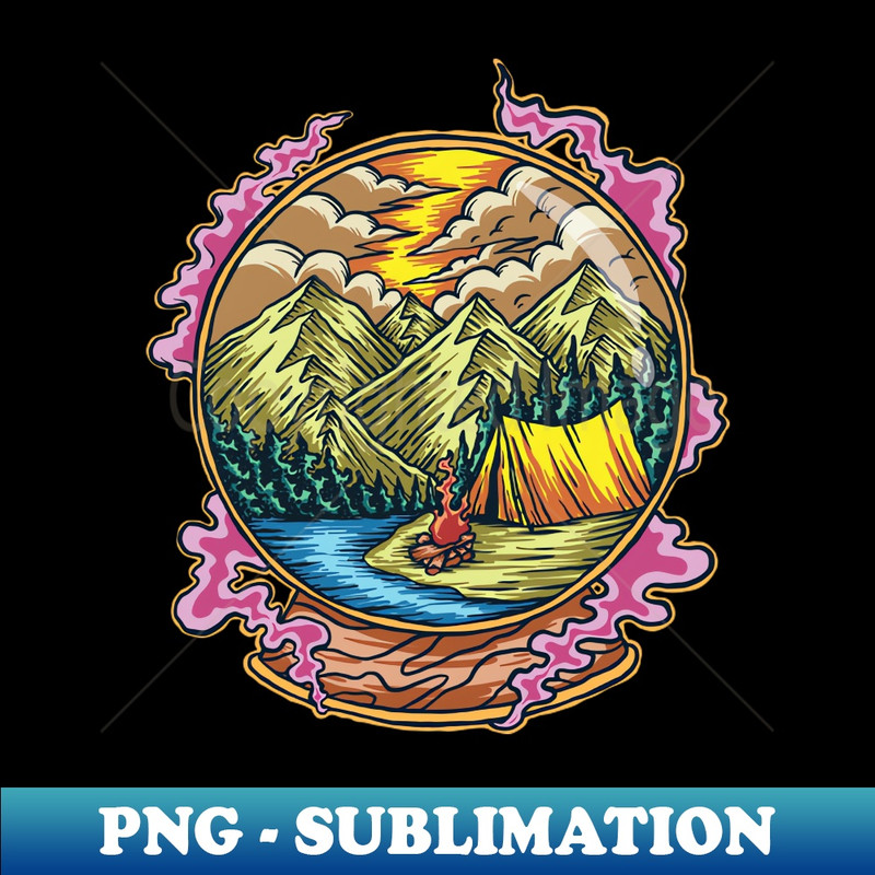 MAGIC CAMPING AREA - Professional Sublimation Digital Download