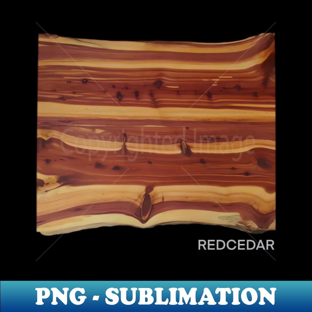REDCEDAR wood Tee - Stylish Sublimation Digital Download